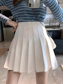 White skirt