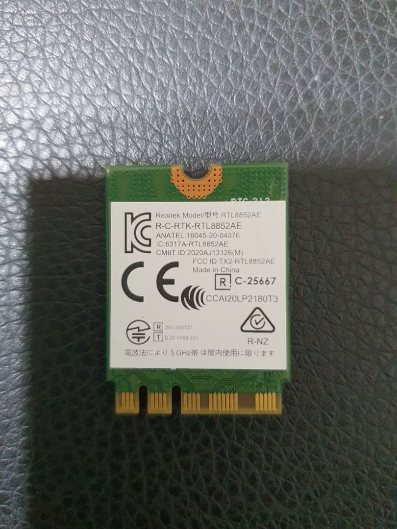 WIFI 6 PCIE Realtek RTL8852AE wifi card for laptop, Computers & Tech, Laptops & Notebooks on