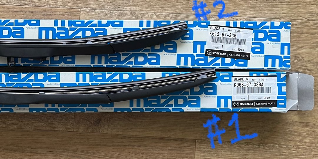 Windscreen Wipers for Mazda 6 (TBC) and CX5 (2015 model only), Car