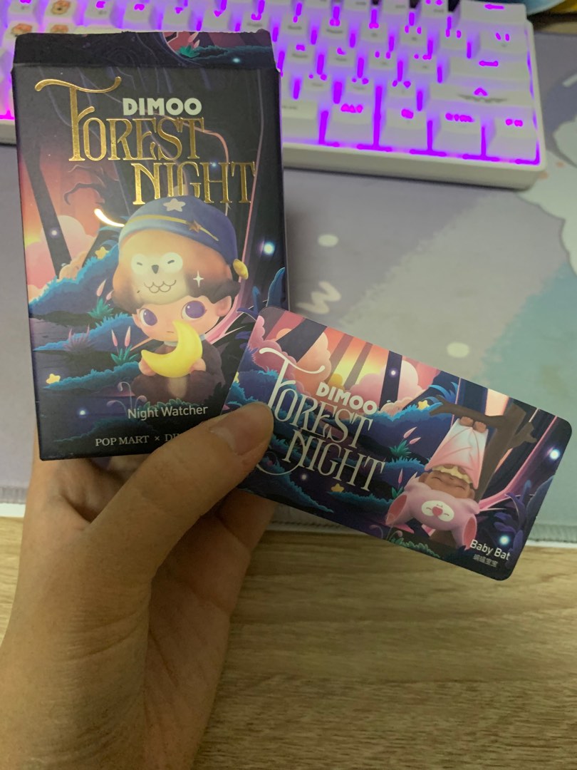 WTS Popmart Dimoo Forest Night Baby Bat, Hobbies & Toys, Toys & Games ...