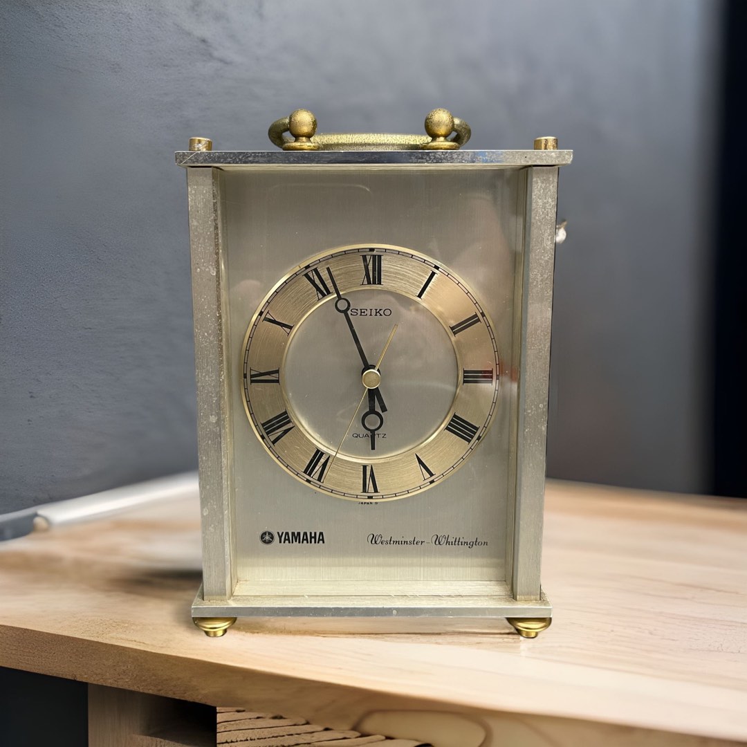 TMSEIKO x YAMAHA WestminsterWhittington Desk Clock, Furniture & Home