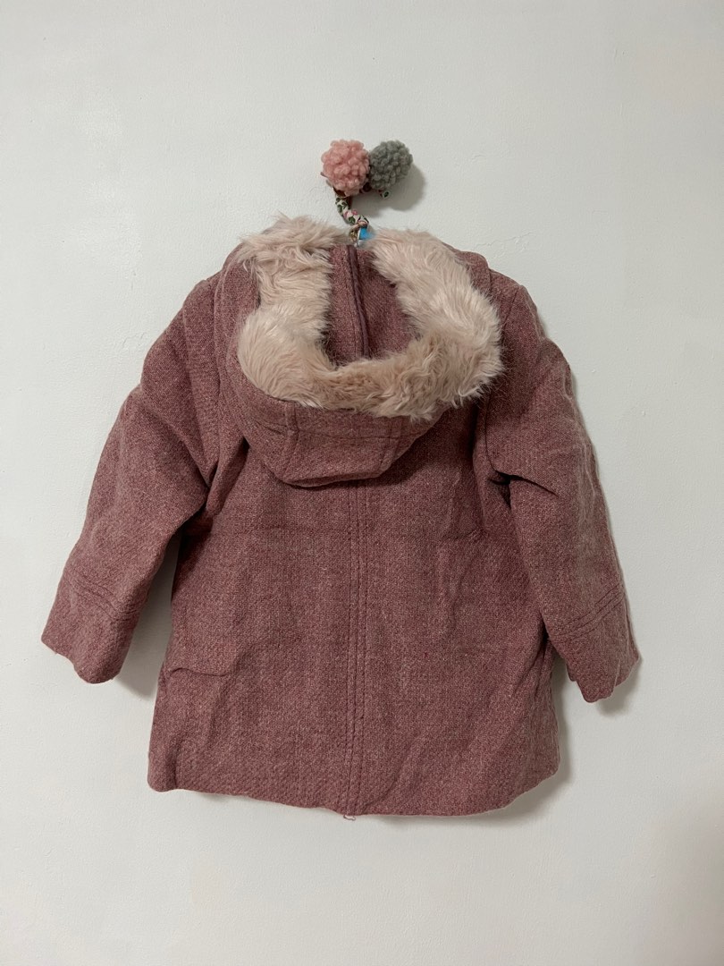 Zara coat, Babies & Kids, Babies & Kids Fashion on Carousell