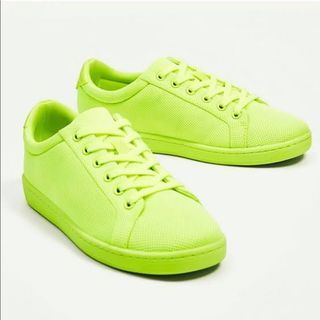 ZARA Nein Lime Sneakers / Trainers