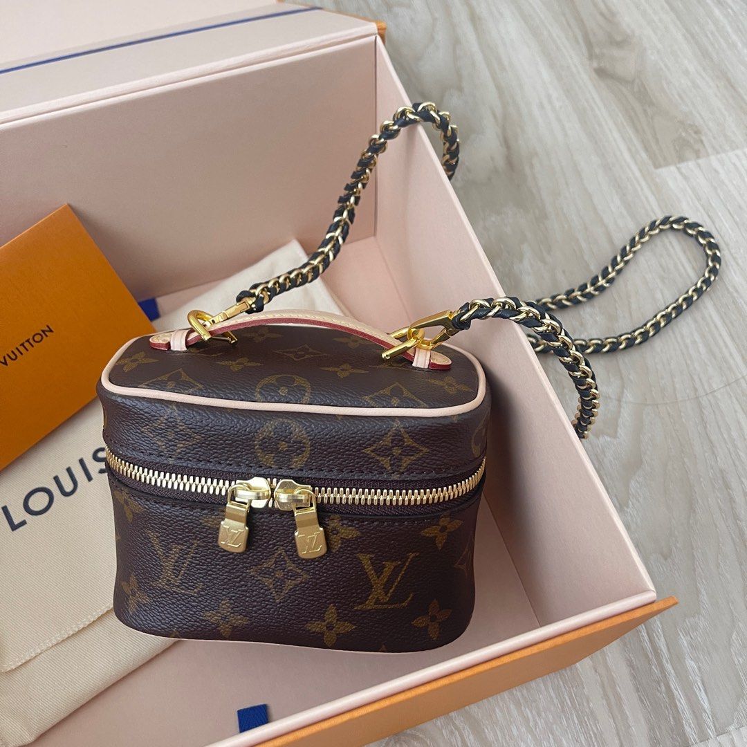 LV Nice Nano Sling Bag Converter, Luxury, Bags & Wallets on Carousell