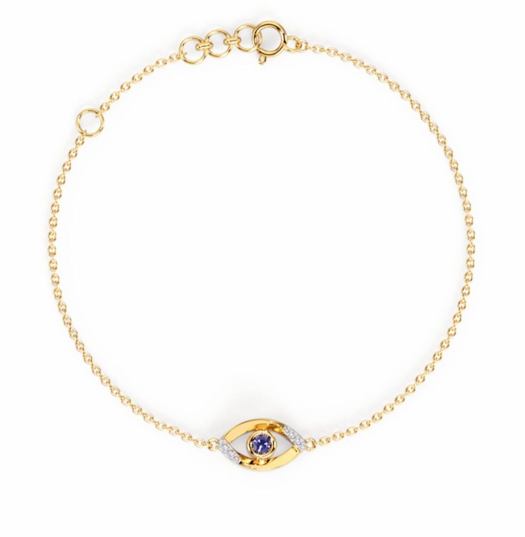 Gold turkish hotsell eye bracelets