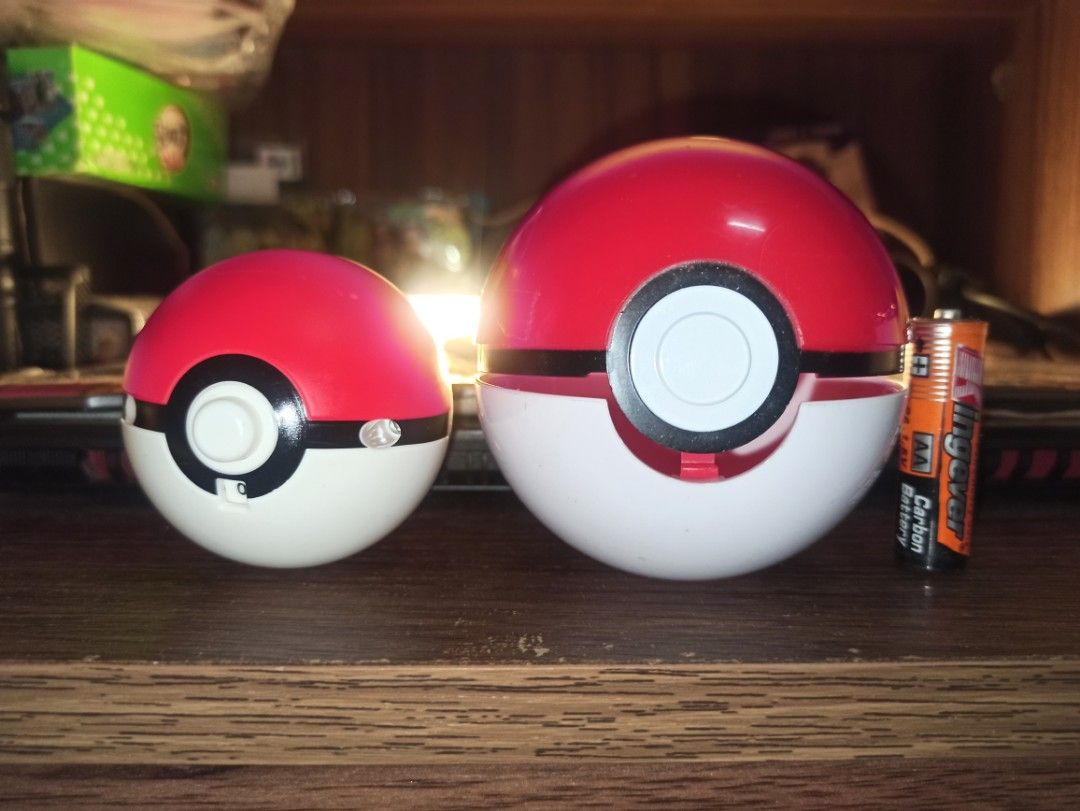 Pikachu+2pcs pokeballs set on Carousell