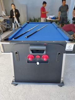 4X7 FT. 4 IN 1 TABLE WITH RACK | Billiards table with accessories