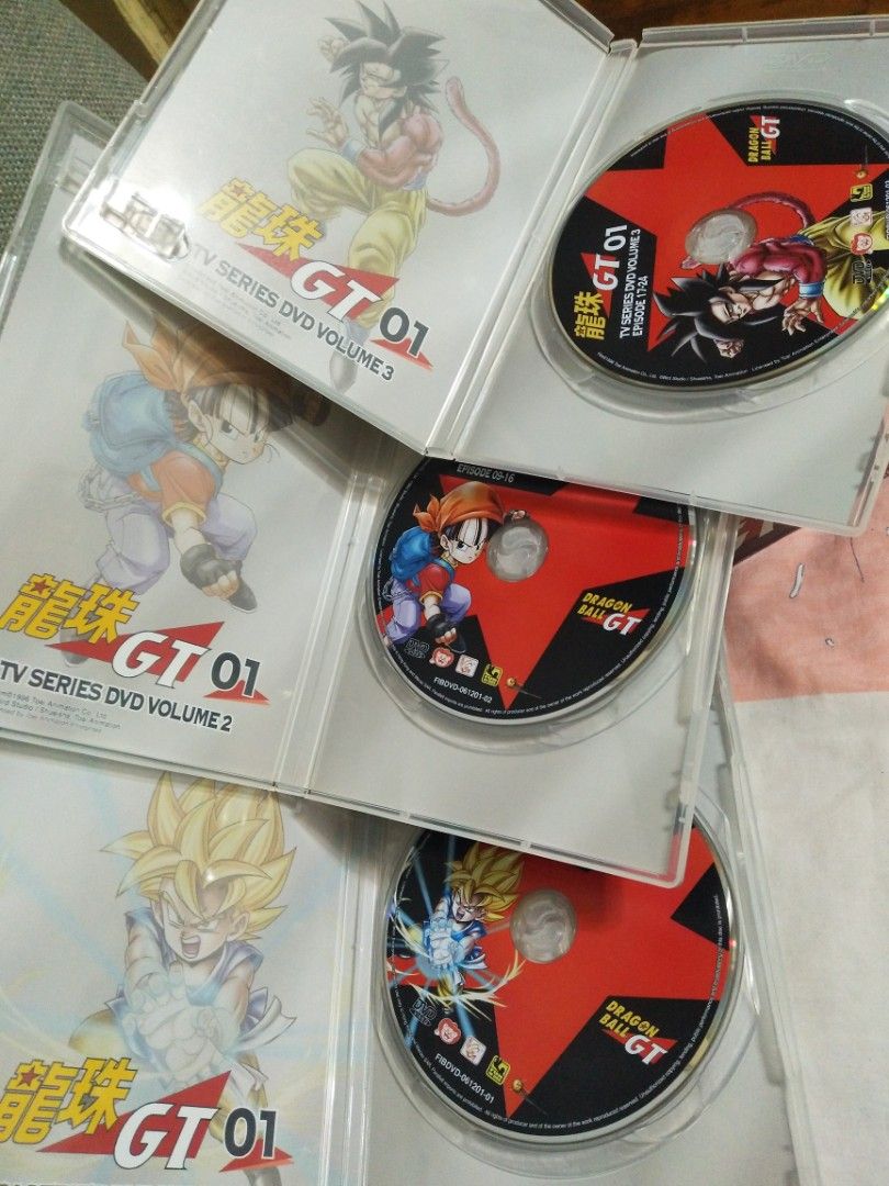 港版動畫龍珠GT 01 1~24集DRAGON BALL DVD BOX 01 3 DVD 無線原聲粵語 