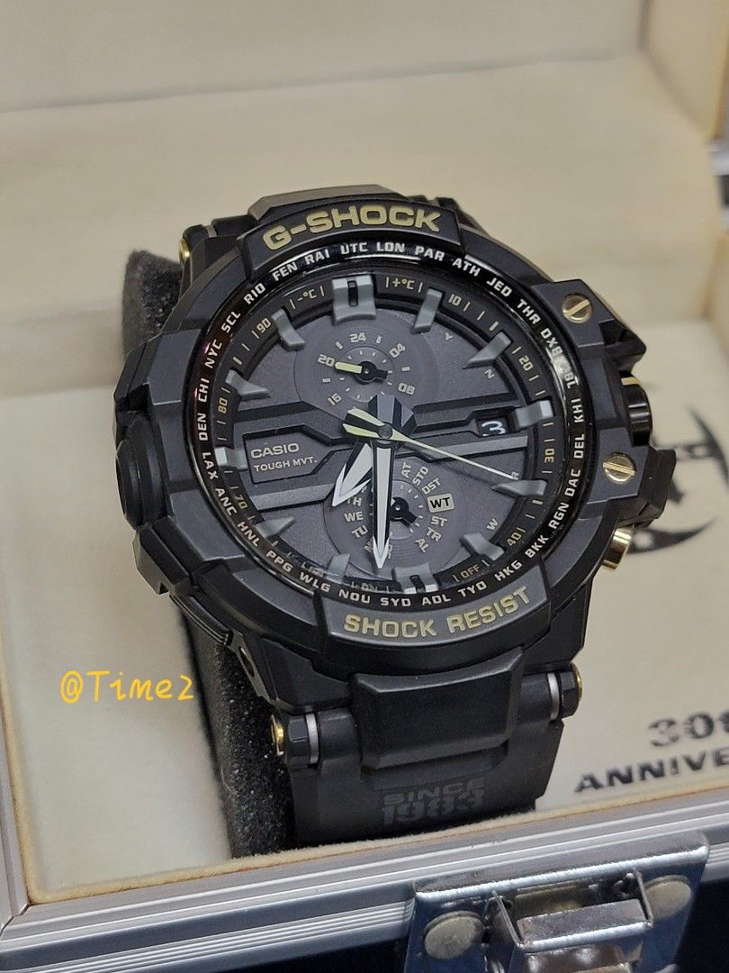 バッテリー充電警告機能CASIO G-SHOCK スカイコックピット 30周年 GW-A1030A