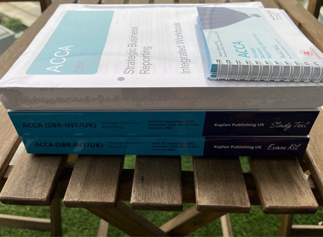 ACCA Kaplan SBRINT/UK Set 2023 (Original), Hobbies & Toys, Books