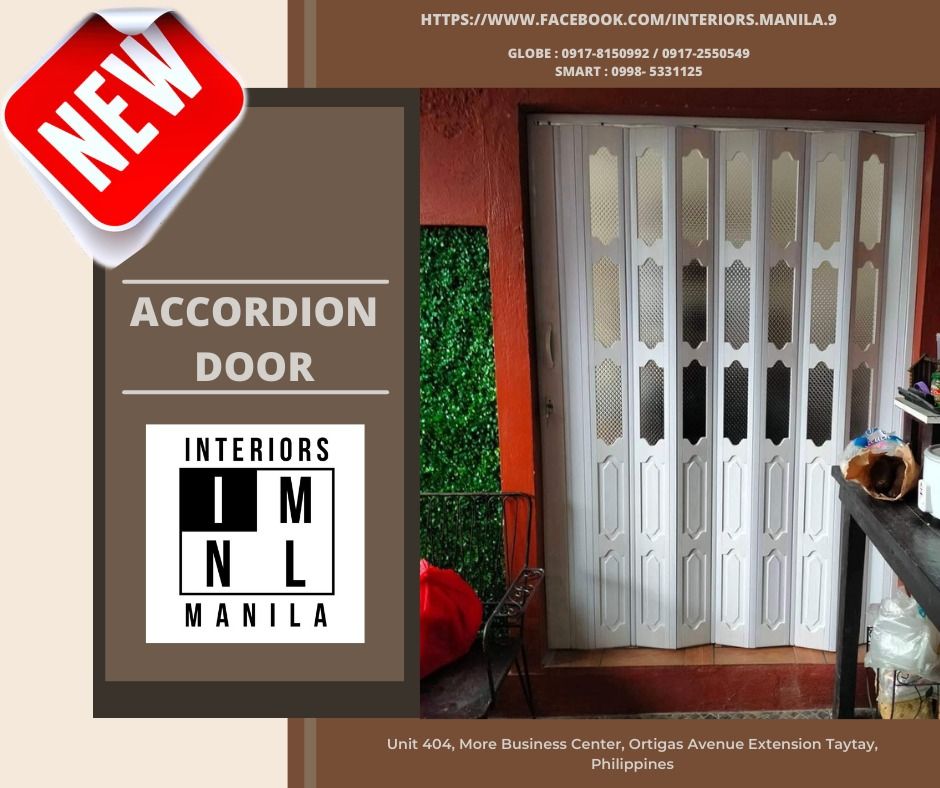 ACCORDION FOLDING DOOR, Furniture & Home Living, Security & Locks