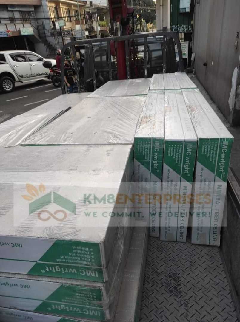 ACOUSTIC CEILING BOARD MATERIALS AND INSTALLATION / LABOR (Category: Construction & Building Materials) located in Marikina City. Submitted by christine_km8enterprises (Listing ID 1213114278, Image 2). Description: ACOUSTIC CEILING BOARD/PANEL * PVC LAMINATED GYPSUM BOARD 👉🏻BIG DISCOUNTS for bulk orders👈🏻 Smart / Viber / Telegram: 09682902240 Christinekm8enterprises@gmail.com Fb: Christine/ km8 Enterprises Sizes: 2ft x 2ft & 2ft x 4ft Also av