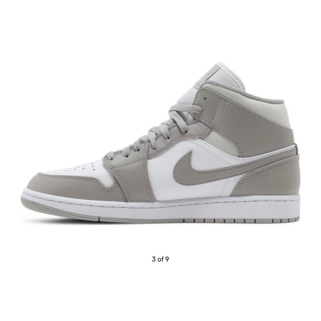 White grey jordan clearance 1