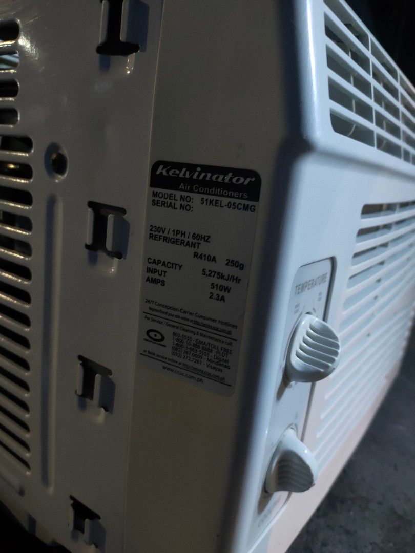 AIRCON KELVINATOR 0.5HP R410A INVERTER GRADE 2ND HAND GOOD CONDITION