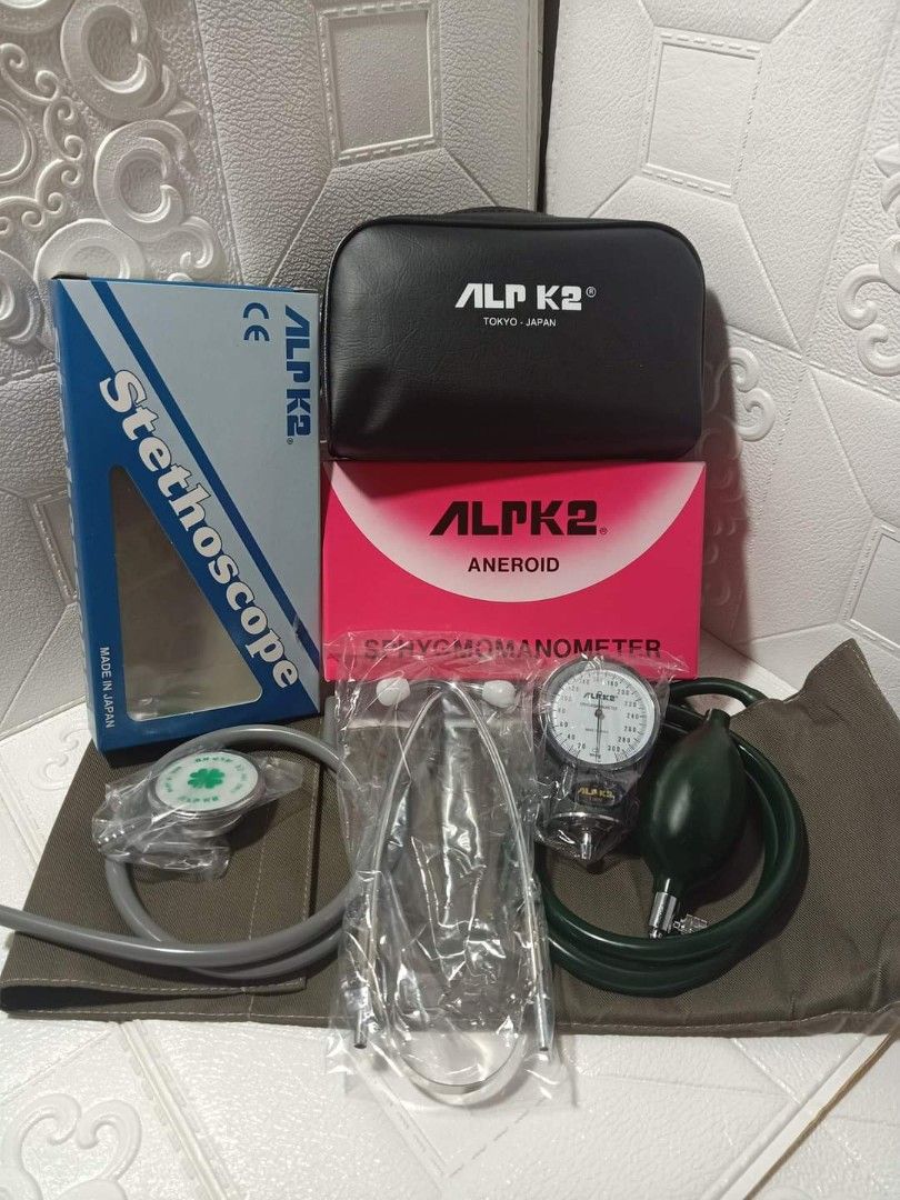 ALPK2 Aneroid Sphygmomanometer With Stethoscope, Health & Nutrition
