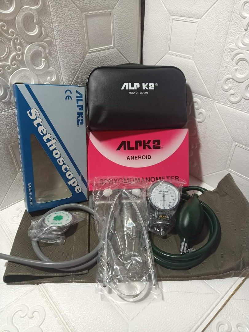 ALPK2 Aneroid Sphygmomanometer With Stethoscope, Health & Nutrition