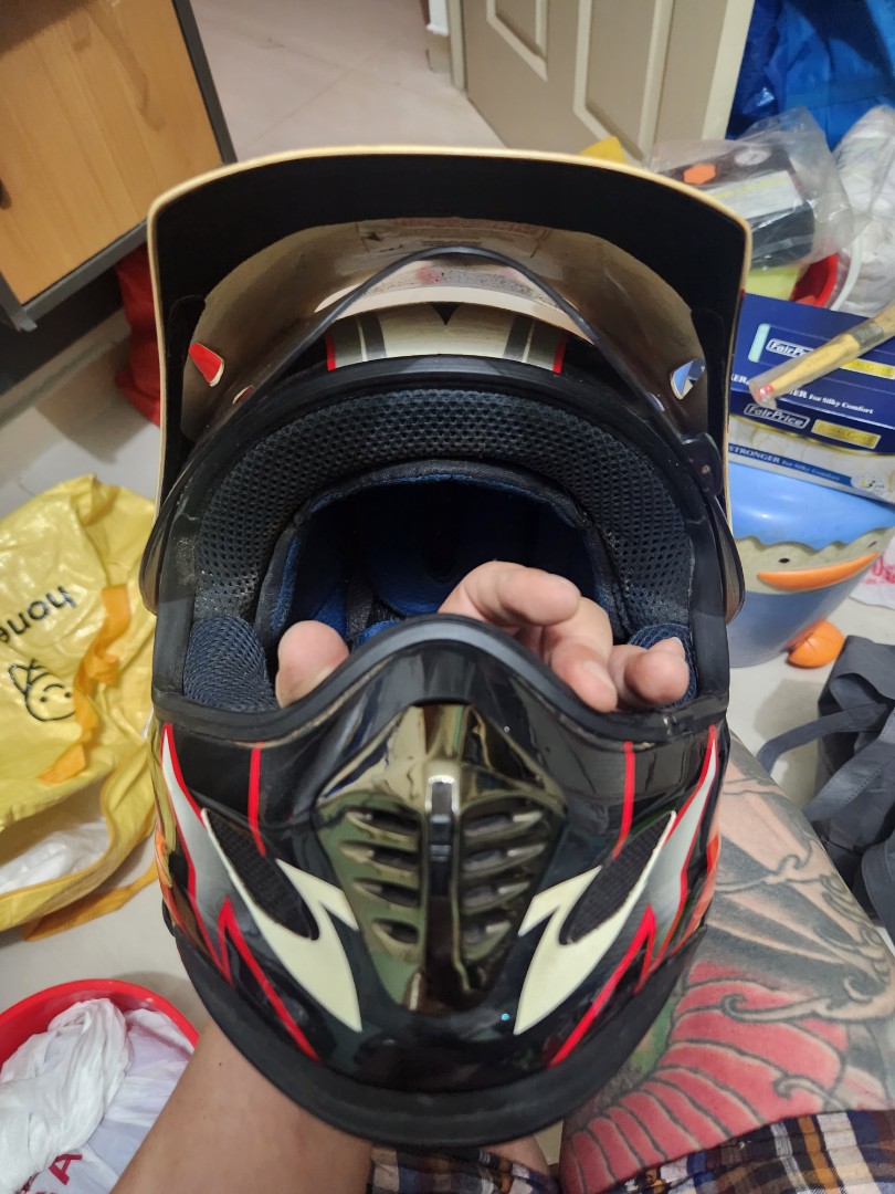 Arai tx motard, Motorcycles, Motorcycle Accessories on Carousell