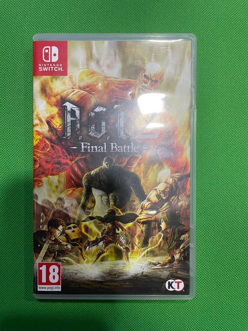 Attack On Titan Special Game nintendo switch, Video Gaming, Video Games ...