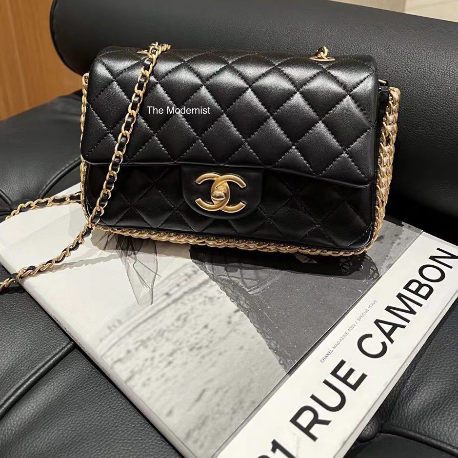 Authentic Chanel Mini Flap Bag With Pearls 2019 Collection, Luxury, Bags &  Wallets On Carousell