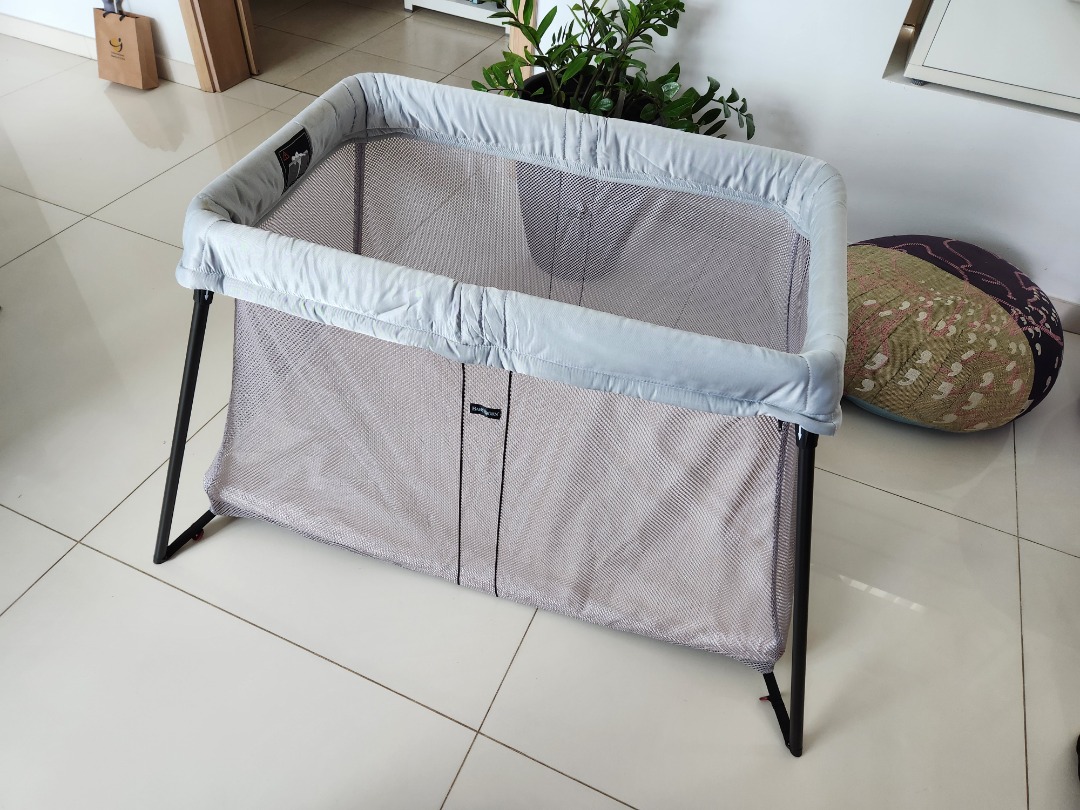 Babybjorn portable cot, Babies & Kids, Baby Nursery & Kids Furniture
