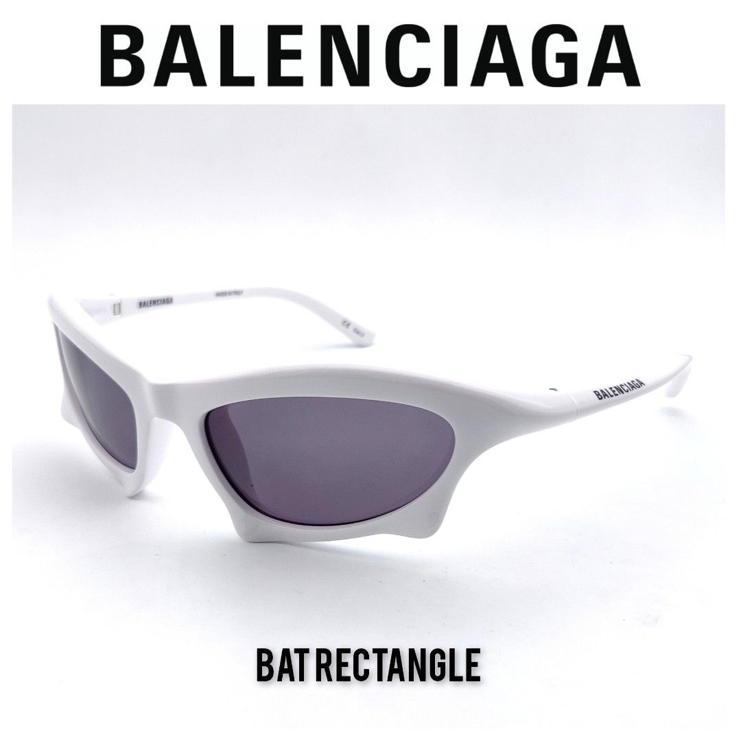 Balenciaga bat rectangle sunglasses colors, Women's Fashion