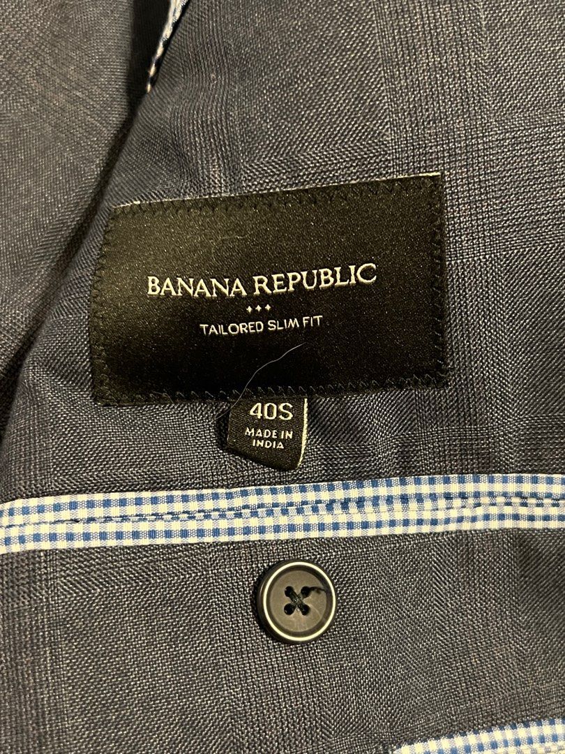 Medium Banana Republic Navy Blue Coat Jacket Medium size