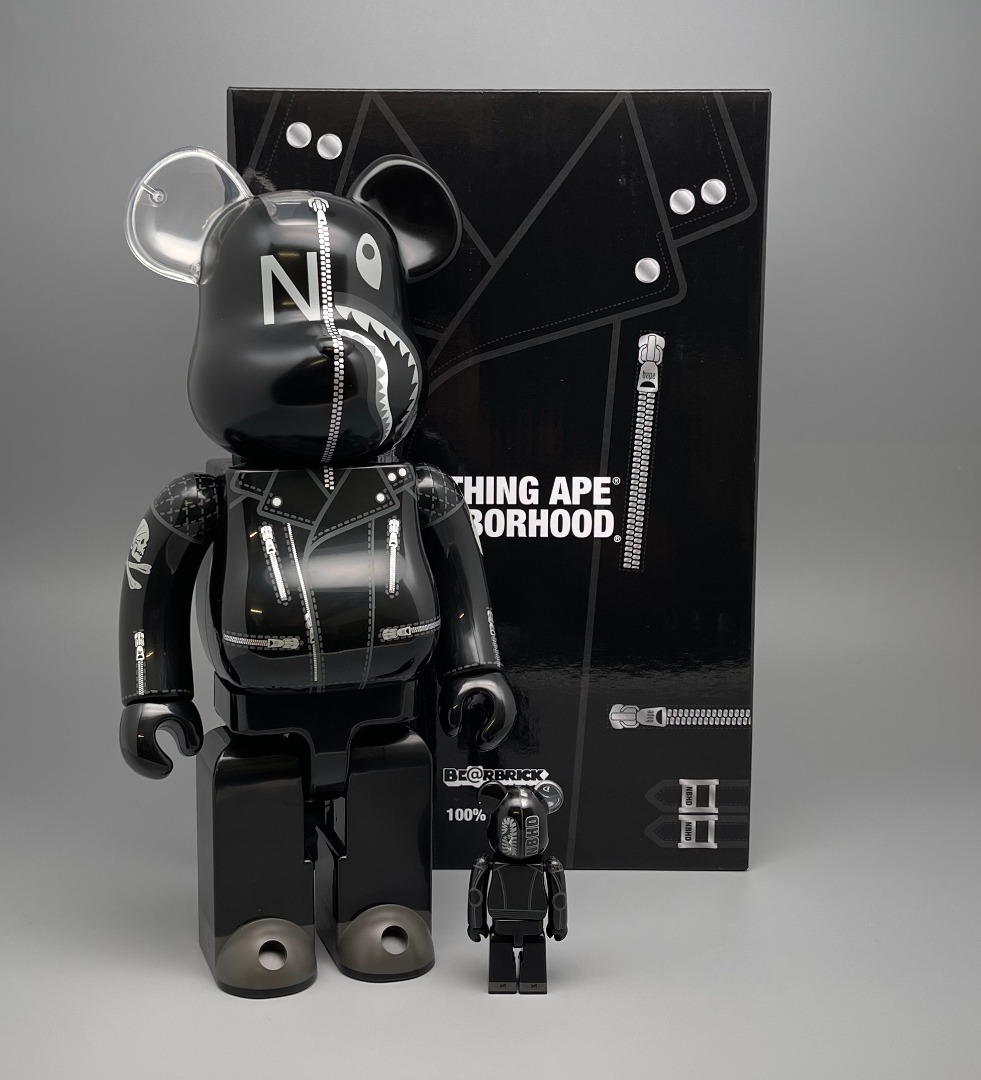 BE@RBRICK X NEIGHBORHOOD 100% u0026 400%-