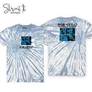 Cowboy Bebop Blue Tie Dye T-Shirt