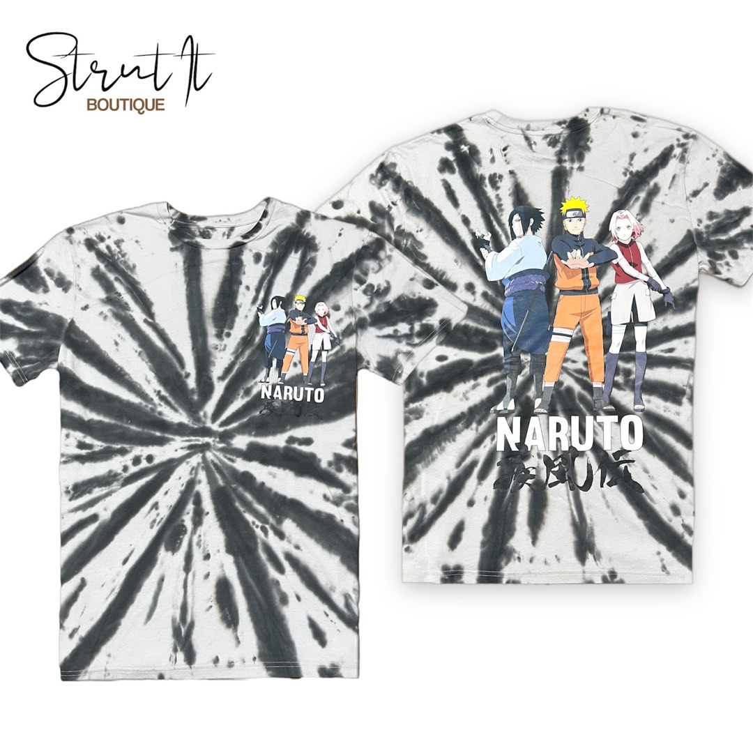 Naruto Tie Dye T-Shirt, Men's Fashion, Tops & Sets, Tshirts & Polo ...