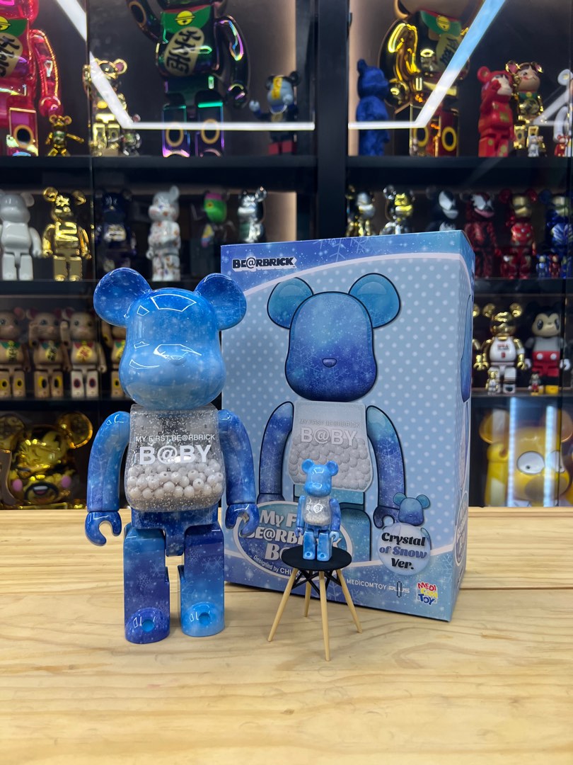 現貨Be@rbrick MY FIRST BE@RBRICK B@BY CRYSTAL OF SNOW Ver. / 100