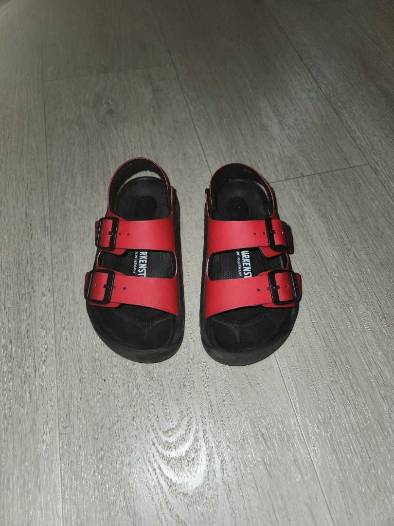 All discount red birkenstocks