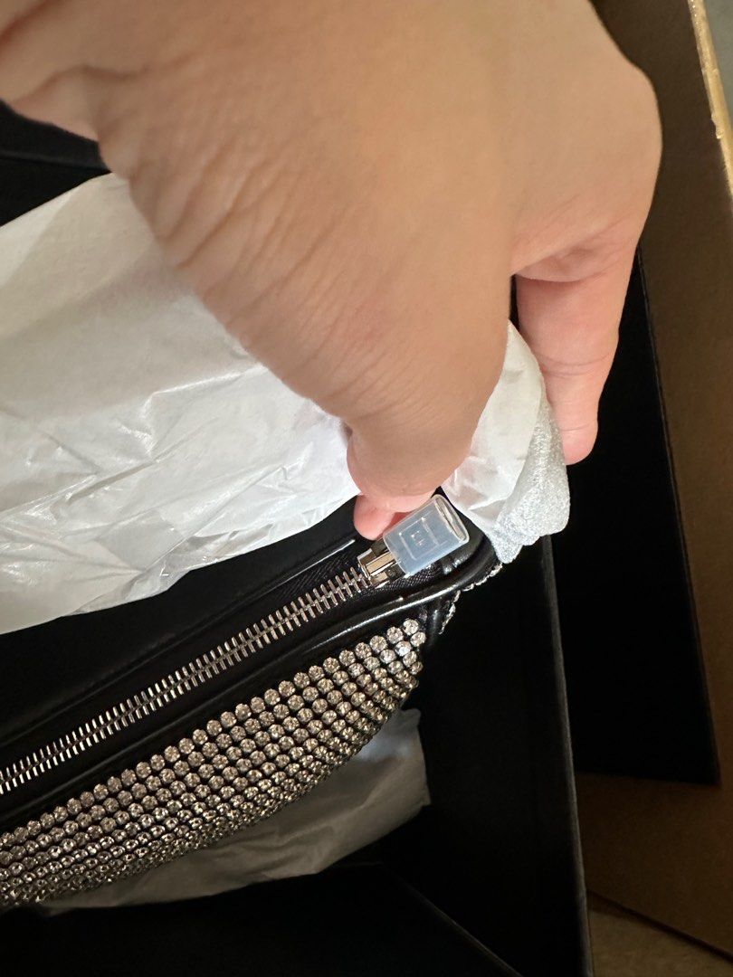 Alexander wang black sale mini attica fanny pack