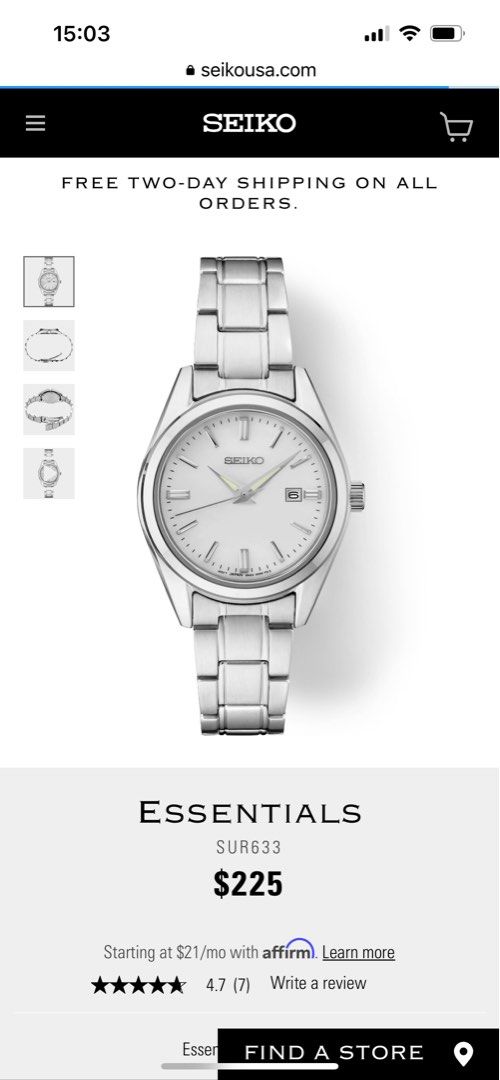 Seiko sur633 sales