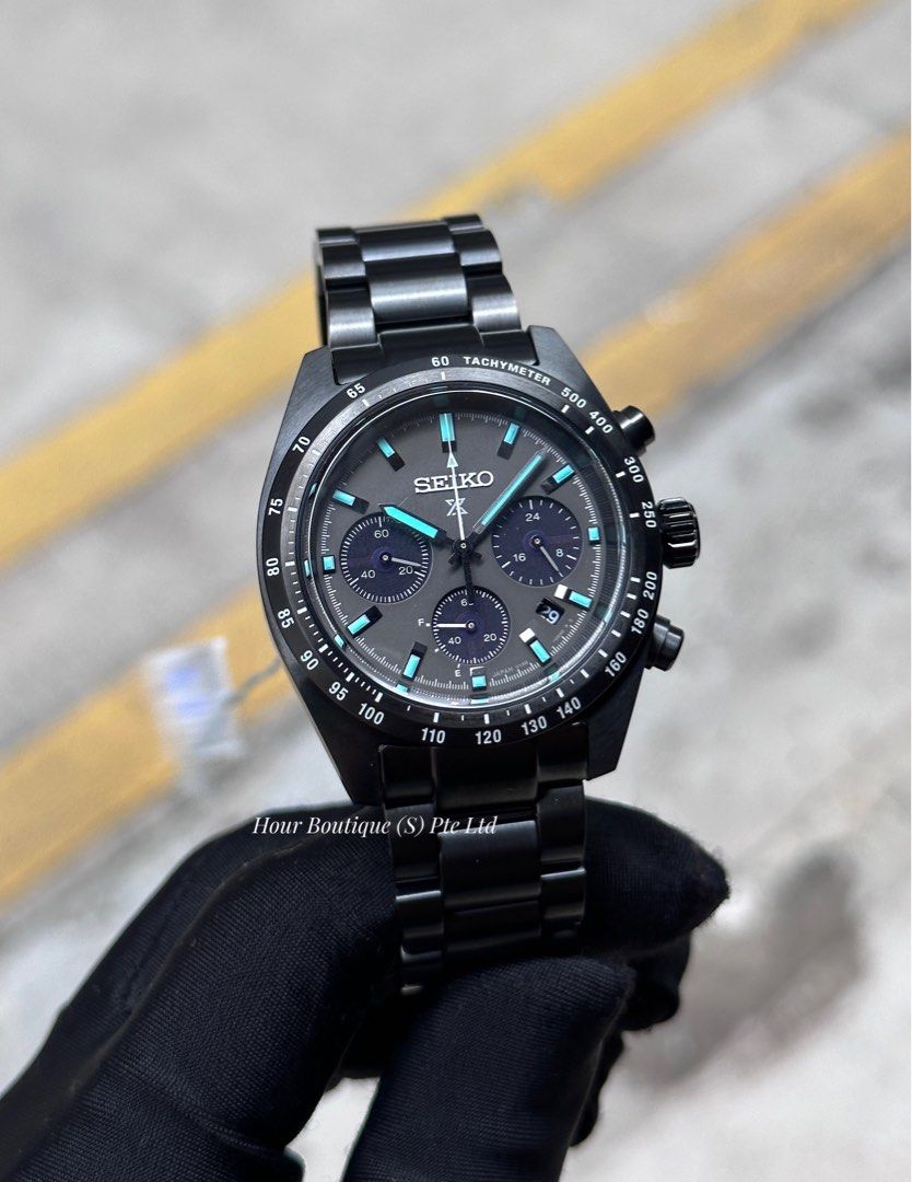 Brand New Seiko Prospex SpeedTimer Stealth Black SSC917P1 SBDL103, Men's  Fashion, Watches & Accessories, Watches on Carousell