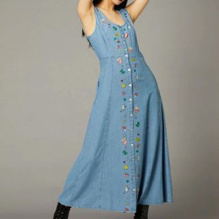 Brand New Vintage Inspired Denim Dress