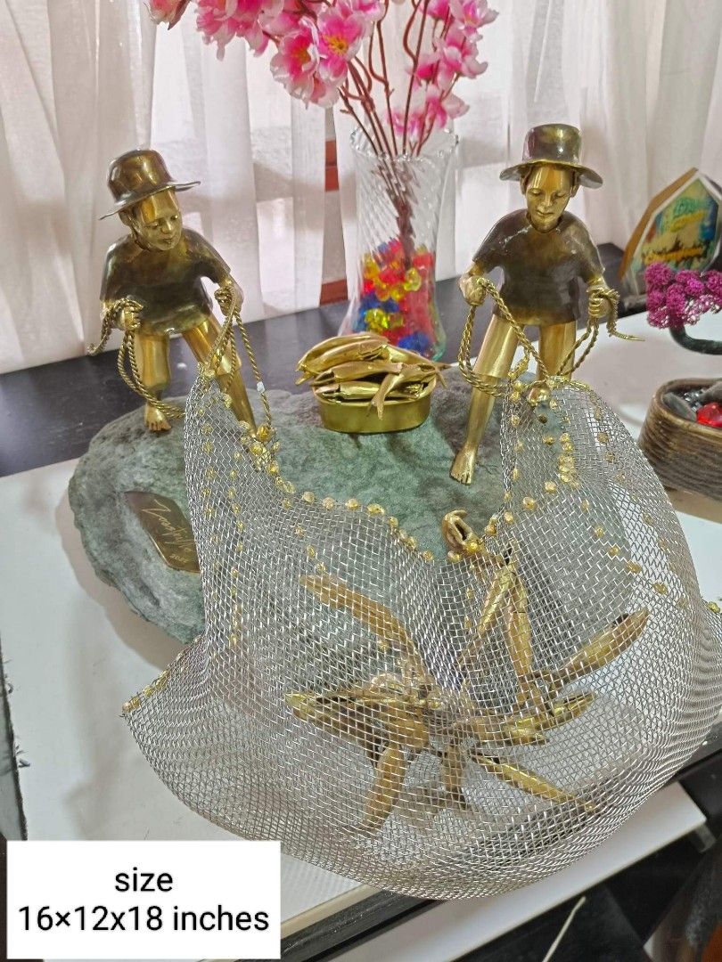 brass Sculpture, Furniture & Home Living, Home Decor, Other Home Decor on  Carousell