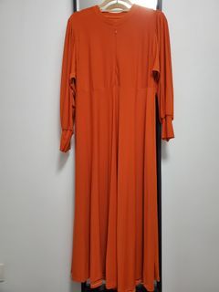 Breastfeeding w zip Long Dress