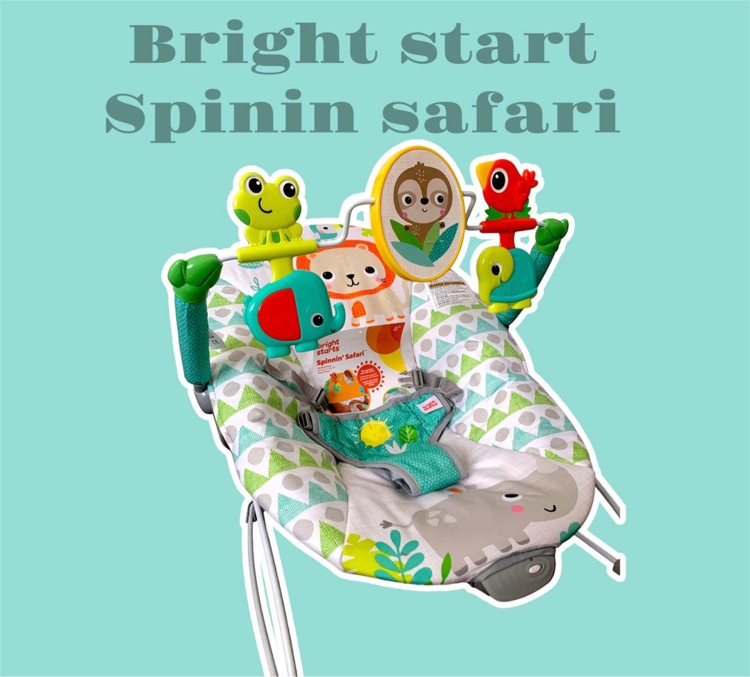 Spinnin safari cheap vibrating bouncer