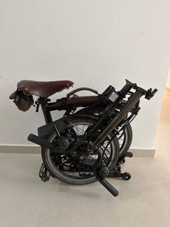 Brompton S6L 6 Speed Raw Lacquer black edition