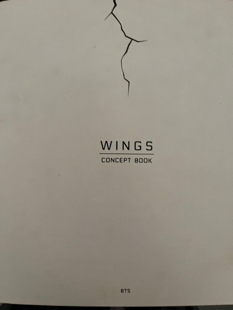 BTS 防彈少年團 WINGS專輯概念設定書, 興趣及遊戲, 收藏品及紀念品, KPop在旋轉拍賣