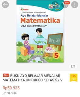 Buku Matematika SD kelas 5