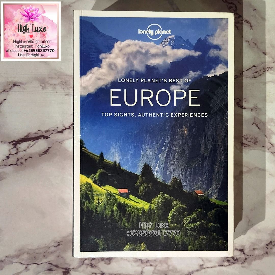 Eropa　Europe　Buku　Best　Of　Book　Lonely　Guide　Travel　Planet　Original　Import　English　English　Impor　Authentic