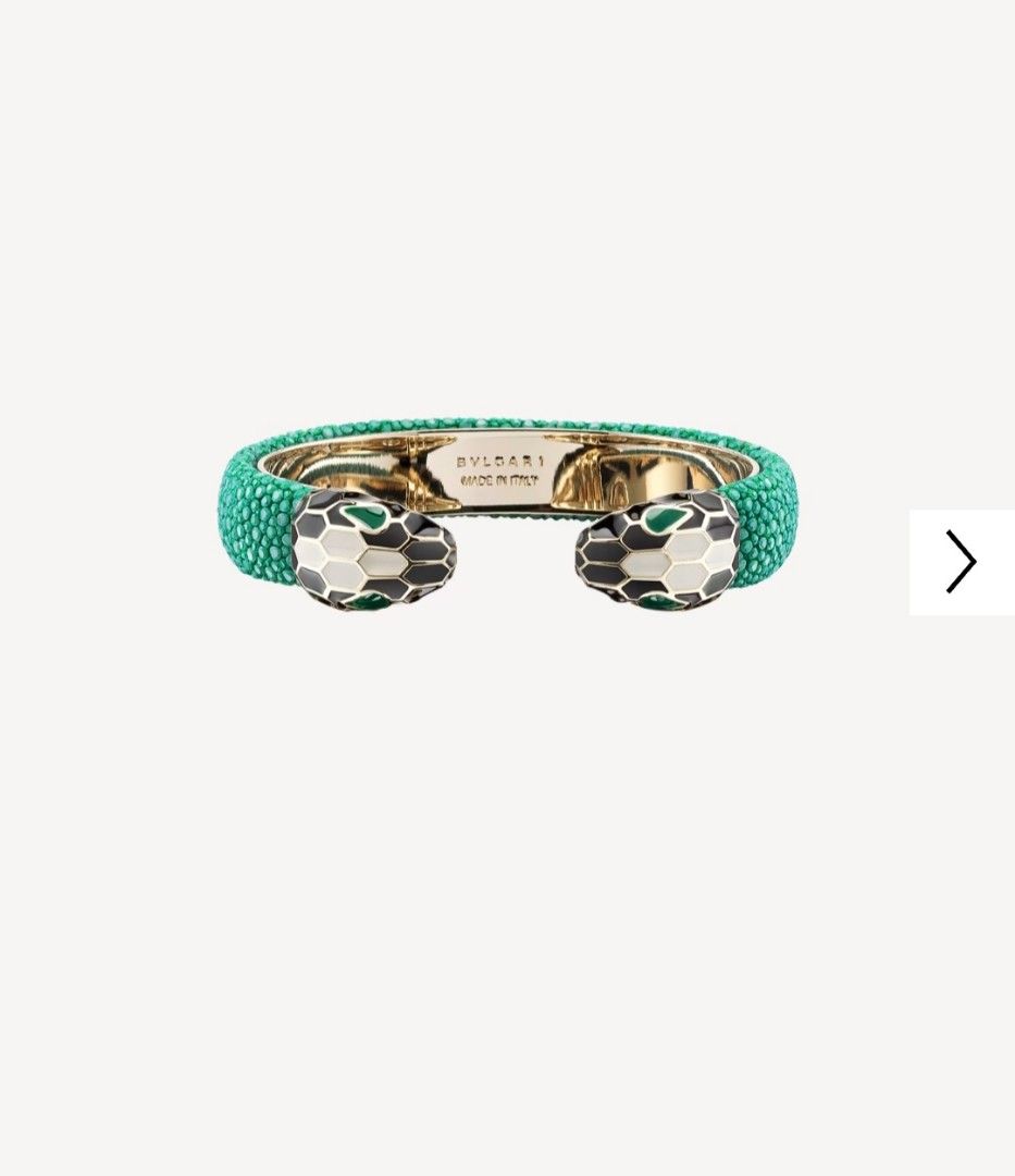 Bvlgari serpenti leather outlet bracelet