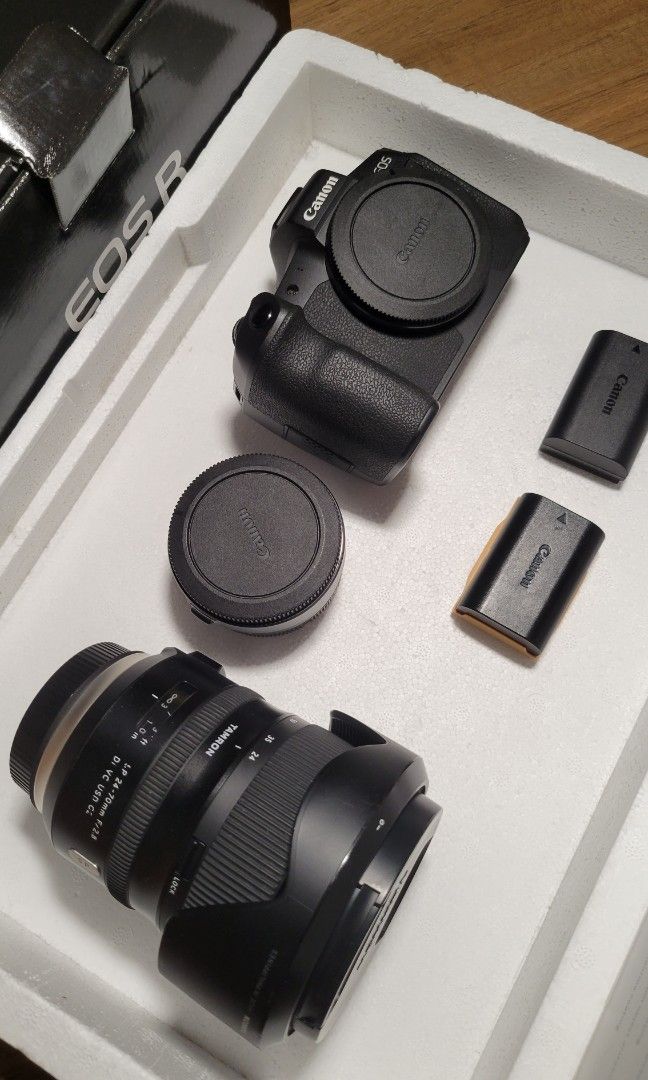 Canon R + Lens adapter +Tamron 2470mm f2.8, Photography, Cameras on