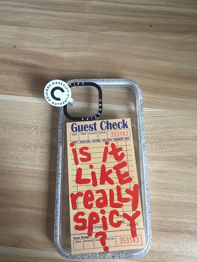 casetify the like really spicy case by laundry room studios iphone 12