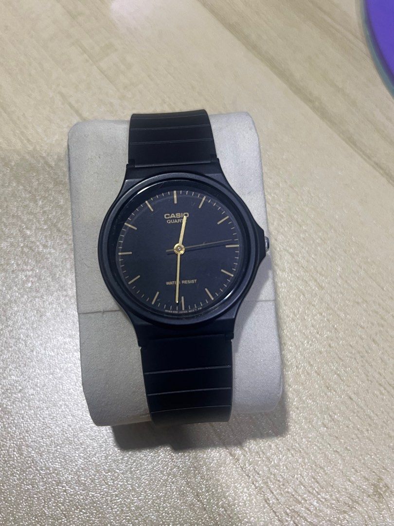Casio round watch top