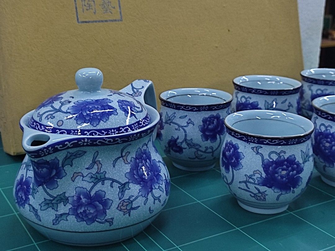 Ceramic Tea Set, Furniture & Home Living, Kitchenware & Tableware