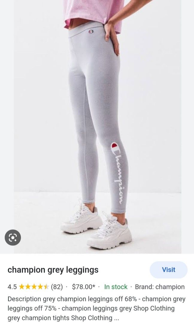 Champion grey leggings online