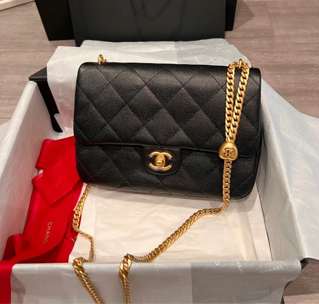 Chanel 23p flap bag 24cm, Luxury, Bags & Wallets on Carousell