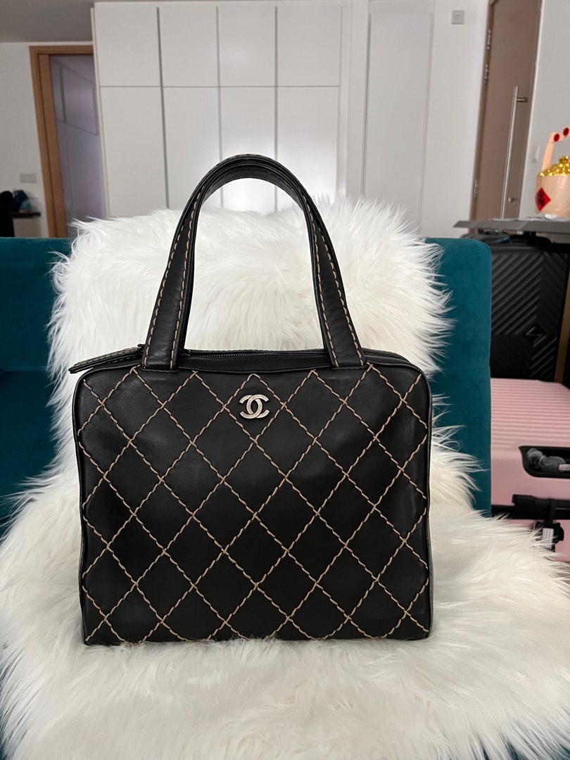 Chanel wild stitch tote, Luxury, Bags & Wallets on Carousell